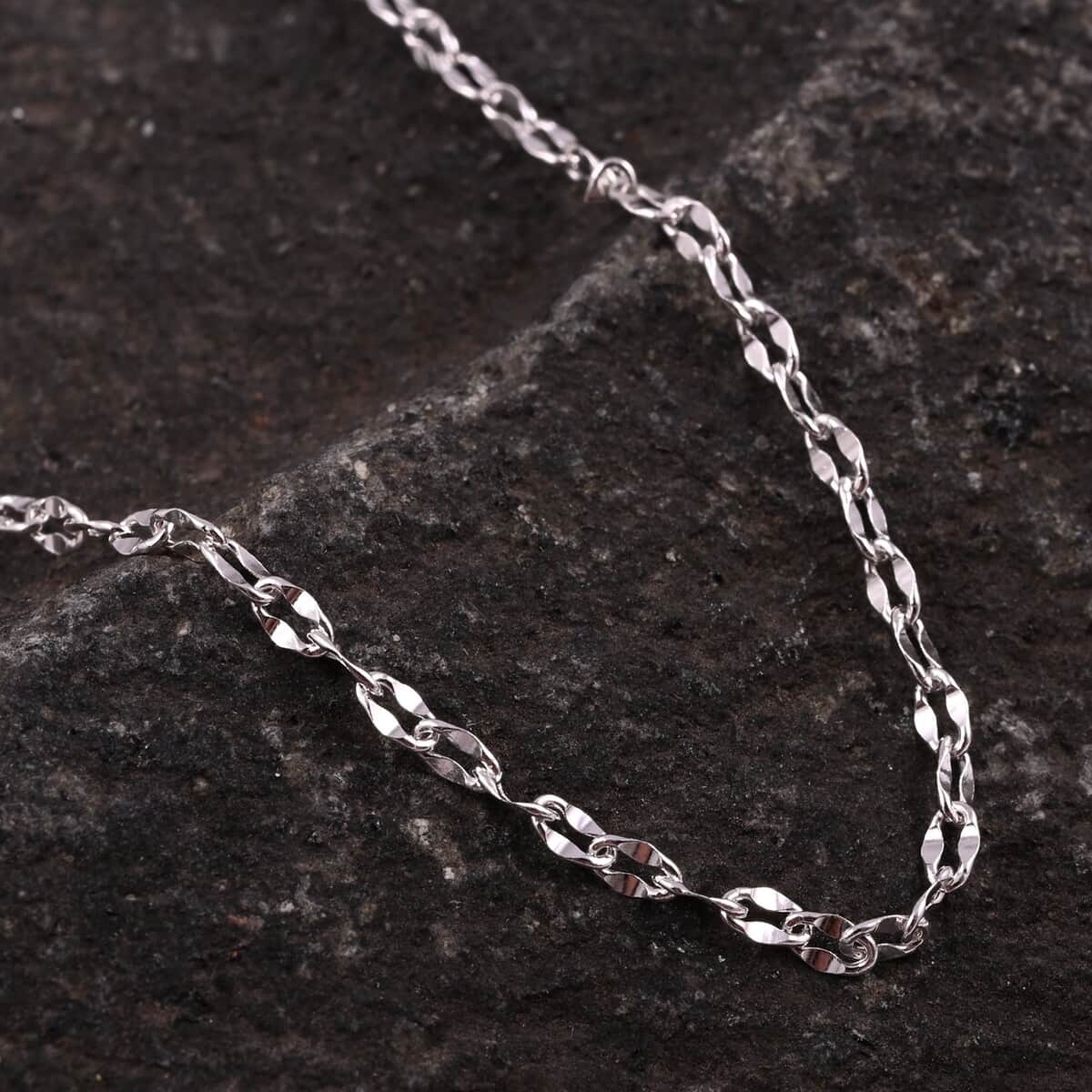 14K YG Over Sterling Silver 1.8mm Chain with Heart Bolo Extender 24 Inches 2.50 Grams image number 1