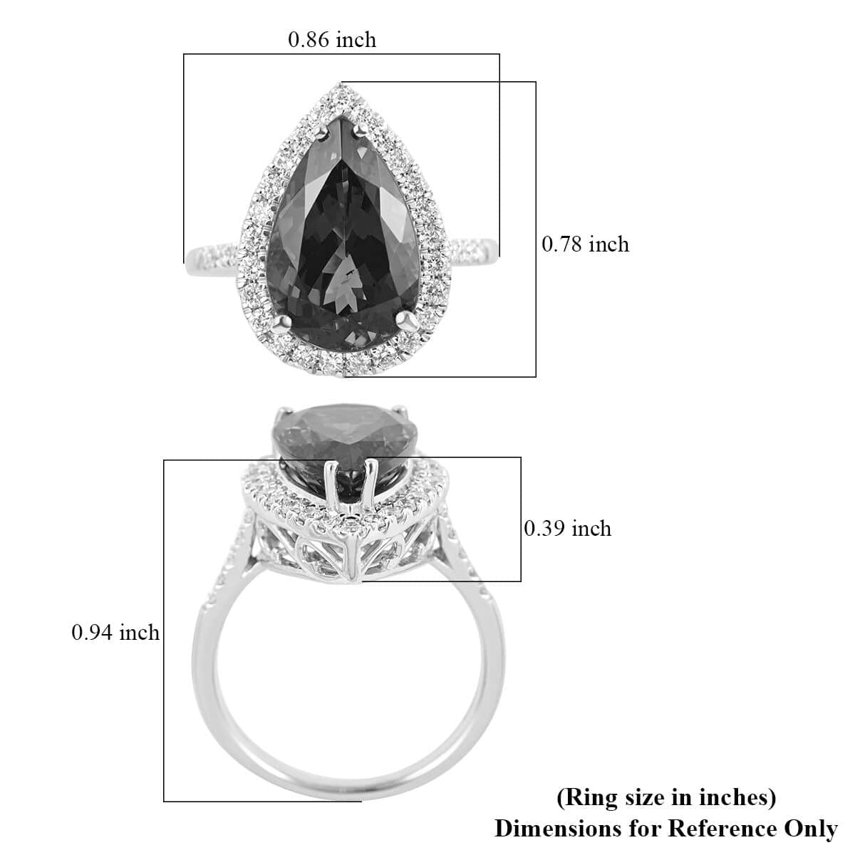 Doorbuster Certified & Appraised RHAPSODY 950 Platinum AAAA Tanzanite and E-F VS Diamond Halo Ring 6 Grams 6.25 ctw image number 5