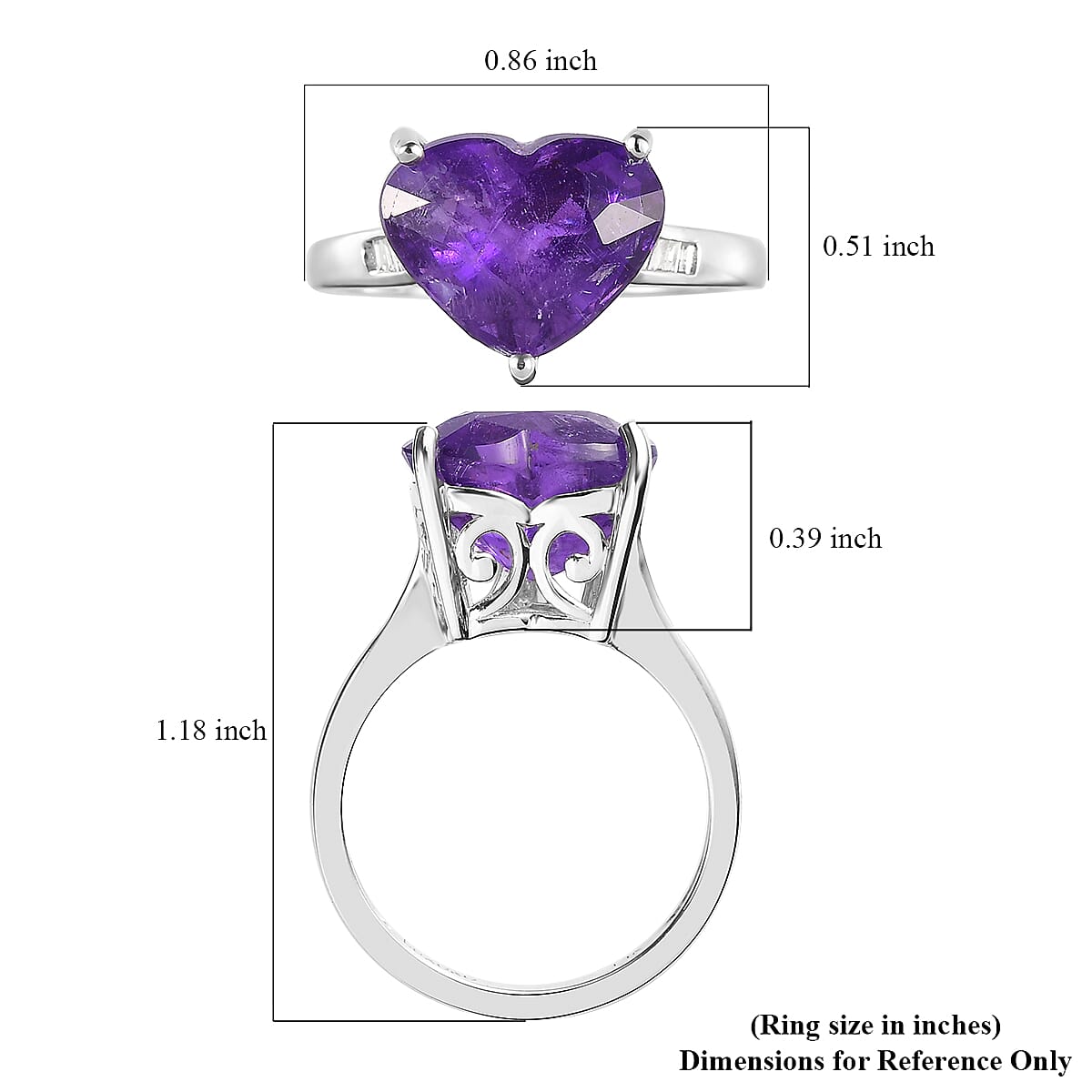 Rare Find Luxoro 14K White Gold AAA Color Change Hackmanite and G-H I2 Diamond Ring (Size 7.0) 4.30 ctw image number 5