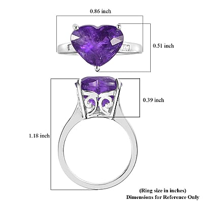 Rare Find Luxoro 14K White Gold AAA Color Change Hackmanite and G-H I2 Diamond Ring (Size 7.0) 4.30 ctw