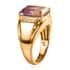 AAA Anahi Ametrine and Moissanite Men's Ring in Vermeil Yellow Gold Over Sterling Silver (Size 11.0) 7.90 ctw image number 3