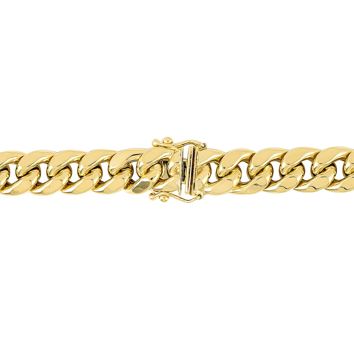 10K Yellow Gold 6.5mm Miami Cuban Chain Necklace 18 Inches 21.30 Grams image number 1