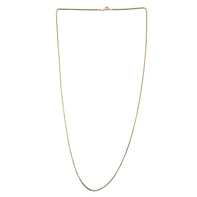 14K Yellow Gold 1.5mm Mariner Chain Necklace 24 Inches 1.40 Grams