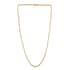 10K Yellow Gold 1.5mm Rope Chain Necklace 20 Inches 1.40 Grams image number 3