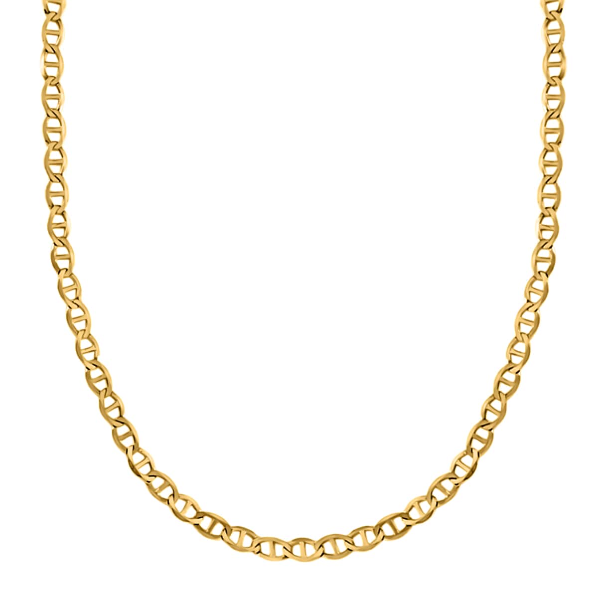 10K Yellow Gold 1.5mm Mariner Pendant Chain 20 Inches image number 0