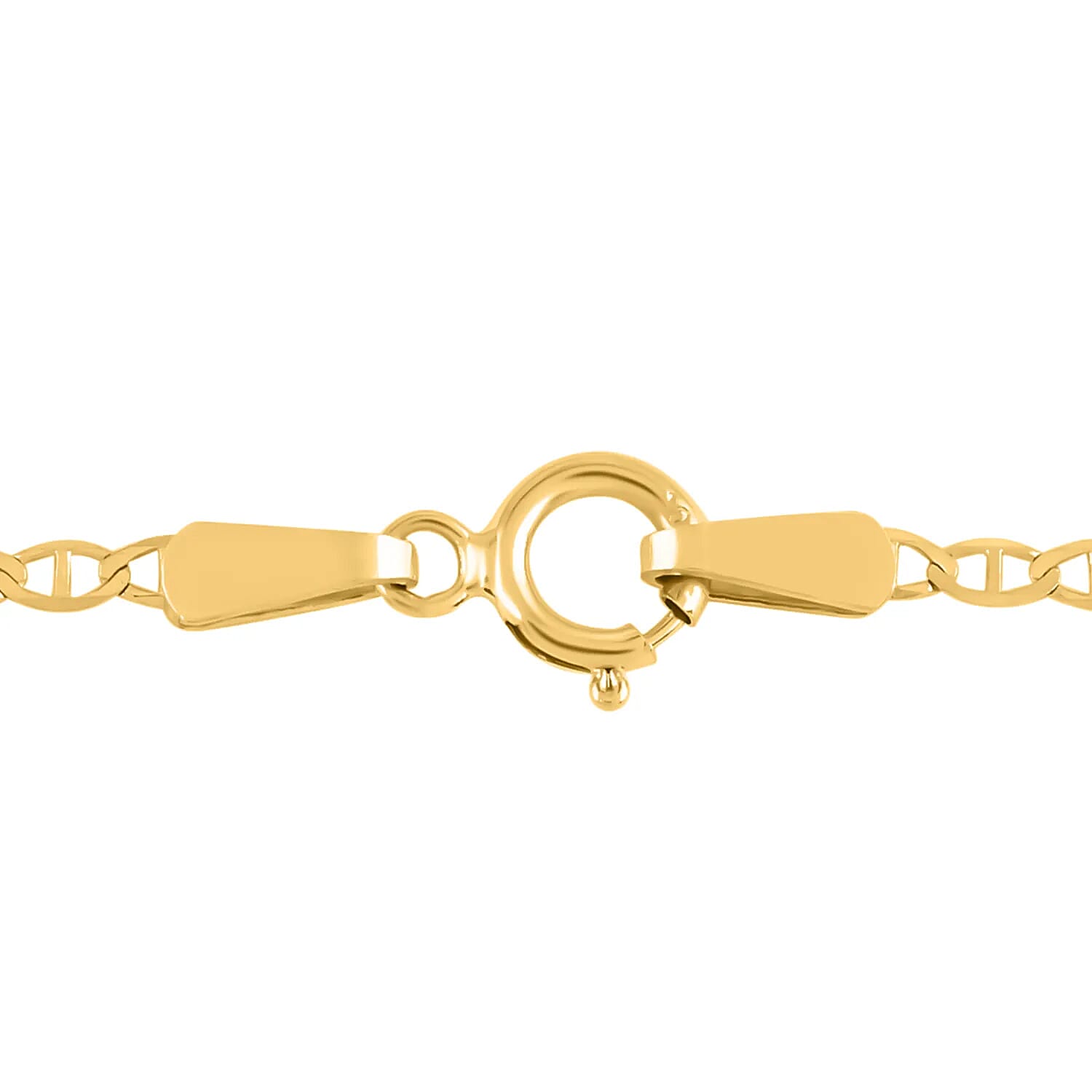 10K Yellow Gold 1.5mm Mariner Pendant Chain 20 Inches