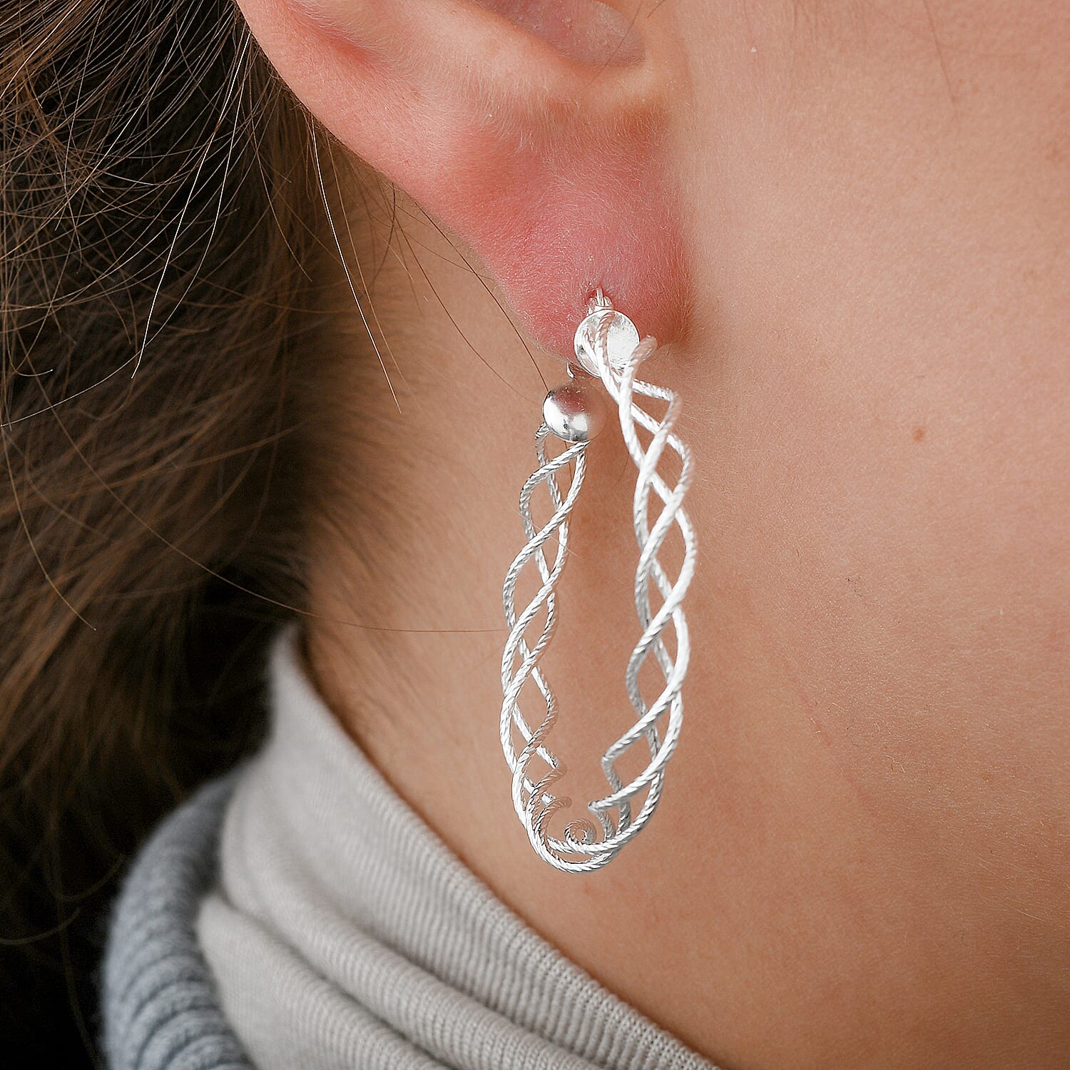 Sterling Silver Earrings 5.30 g