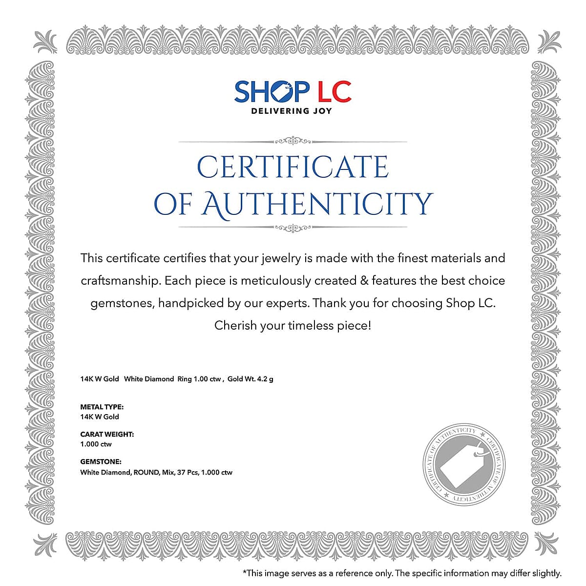 14K White Gold Snow White & Pepper Brilliant Diamond Ring (Size 7.0) 1.00 ctw image number 7