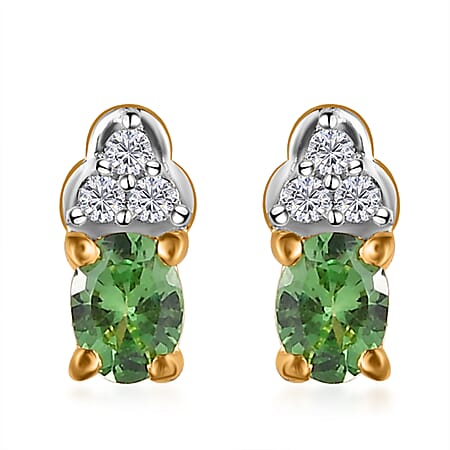 Tsavorite Garnet / 925 Silver / Vermeil YG - Product card gallery slide 1 (10176929726777)