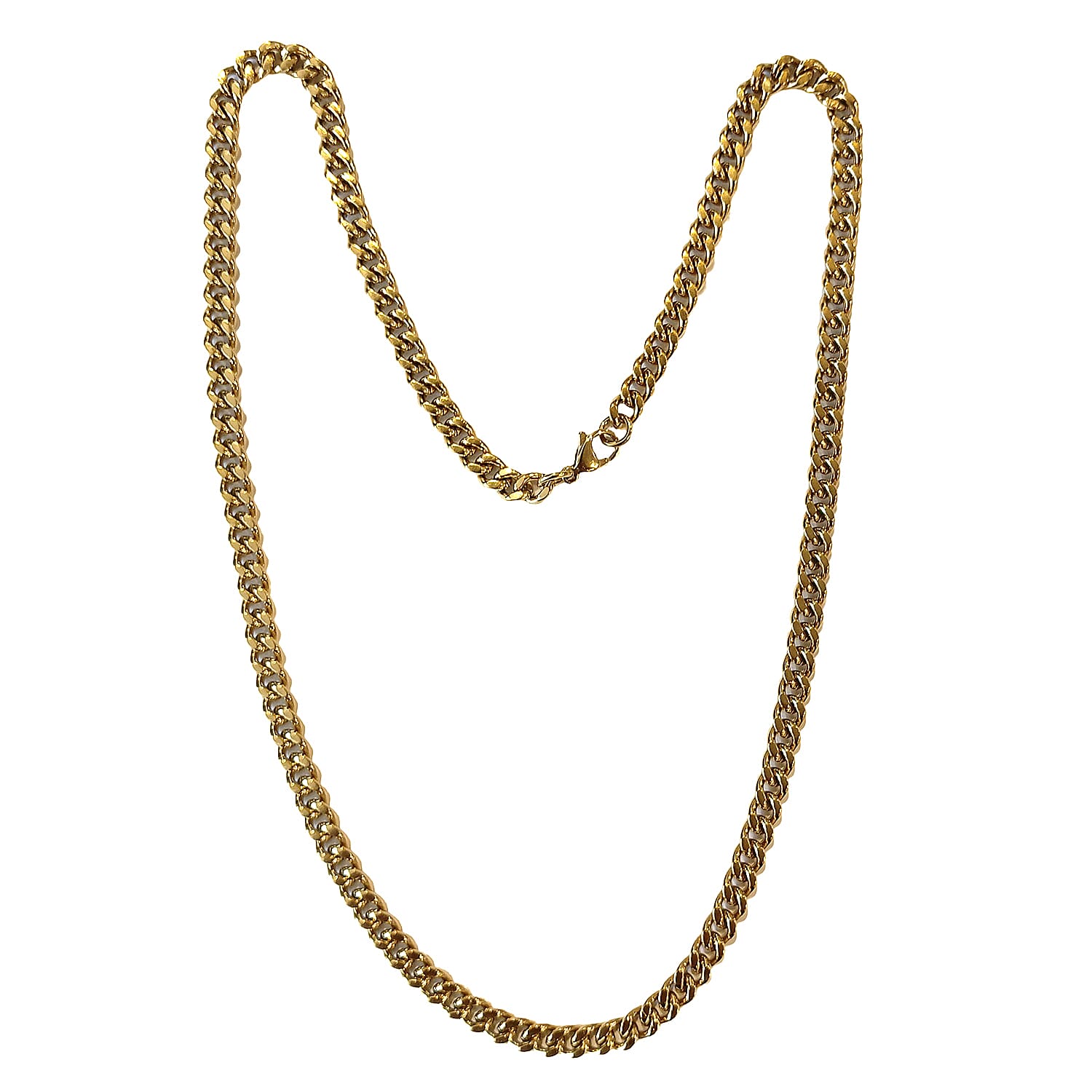 Chain Necklace in ION Plated YG Stainless Steel 37 Grams 24 Inches