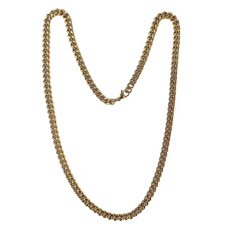 Chain Necklace in ION Plated YG Stainless Steel 37 Grams 24 Inches