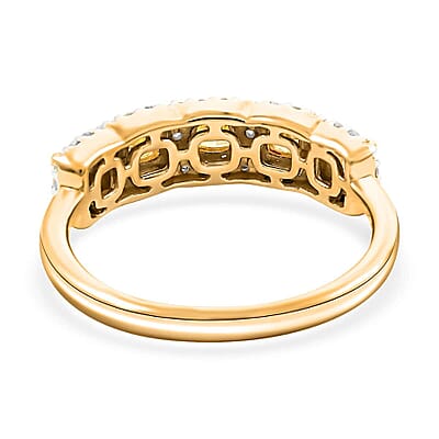 SGL Certified Luxoro I1-I2 Natural Yellow and White Diamond 1.00 ctw Ring in 14K Yellow Gold (Size 8.0)