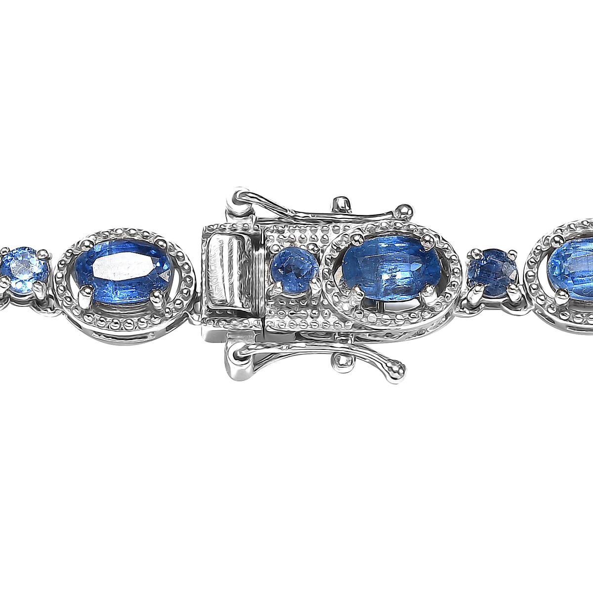 Kashmir Kyanite Necklace 18 Inches in Platinum Over Sterling Silver 24.85 ctw image number 4