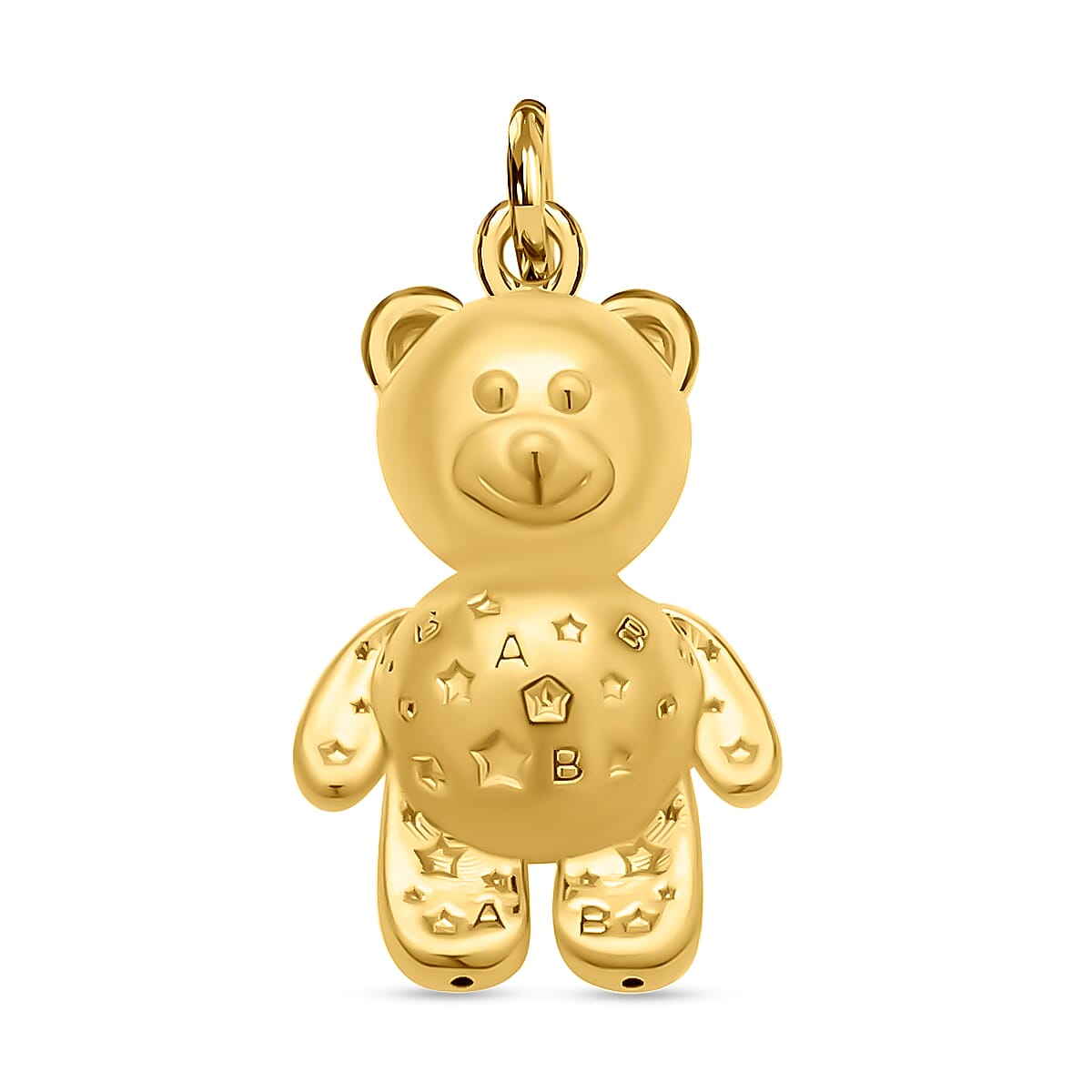 Electroforming Gold Collection 18K Yellow Gold Heart Pendant