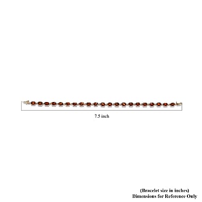 Luxoro 10K Yellow Gold Premium Tanzanian Golden Tourmaline Bracelet (7.25 In) 8.60 ctw