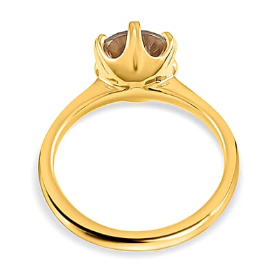 Certified and Appraised Iliana 18K Yellow Gold AAA Turkizite Solitaire Ring (Size 10.0) 2.20 ctw