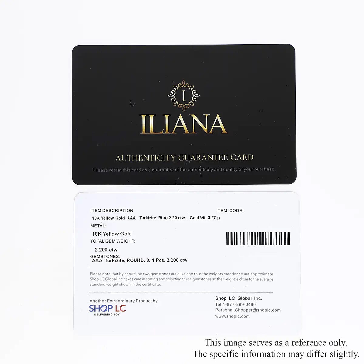 Certified and Appraised Iliana 18K Yellow Gold AAA Turkizite Solitaire Ring (Size 10.0) 2.20 ctw