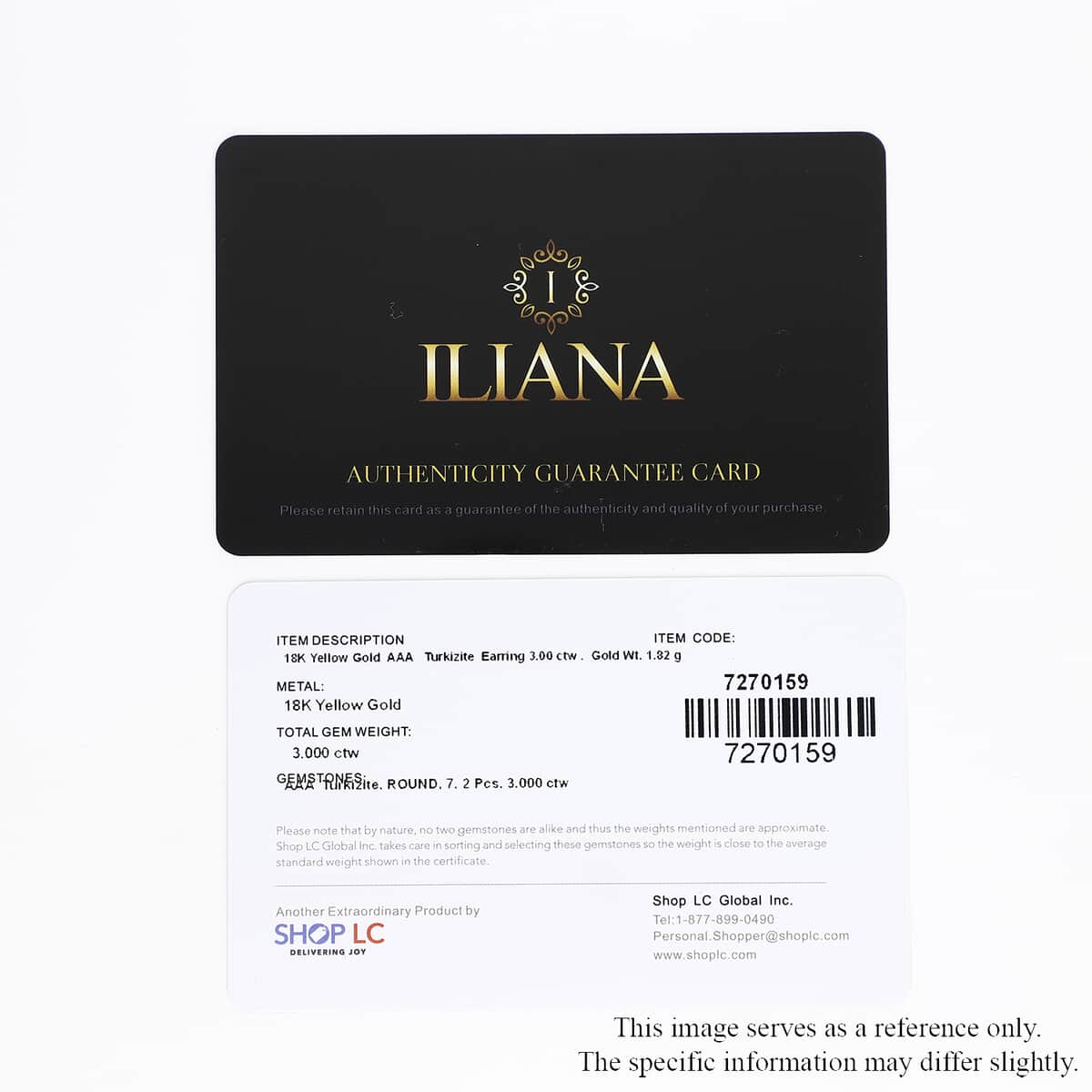 Certified & Appraised Iliana 18K Yellow Gold AAA Turkizite Solitaire Stud Earrings 3.00 ctw image number 5