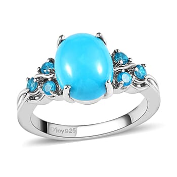 6 / Sleeping Beauty Turquoise / 925 Silver - Product card gallery slide 1 (10176931529017)