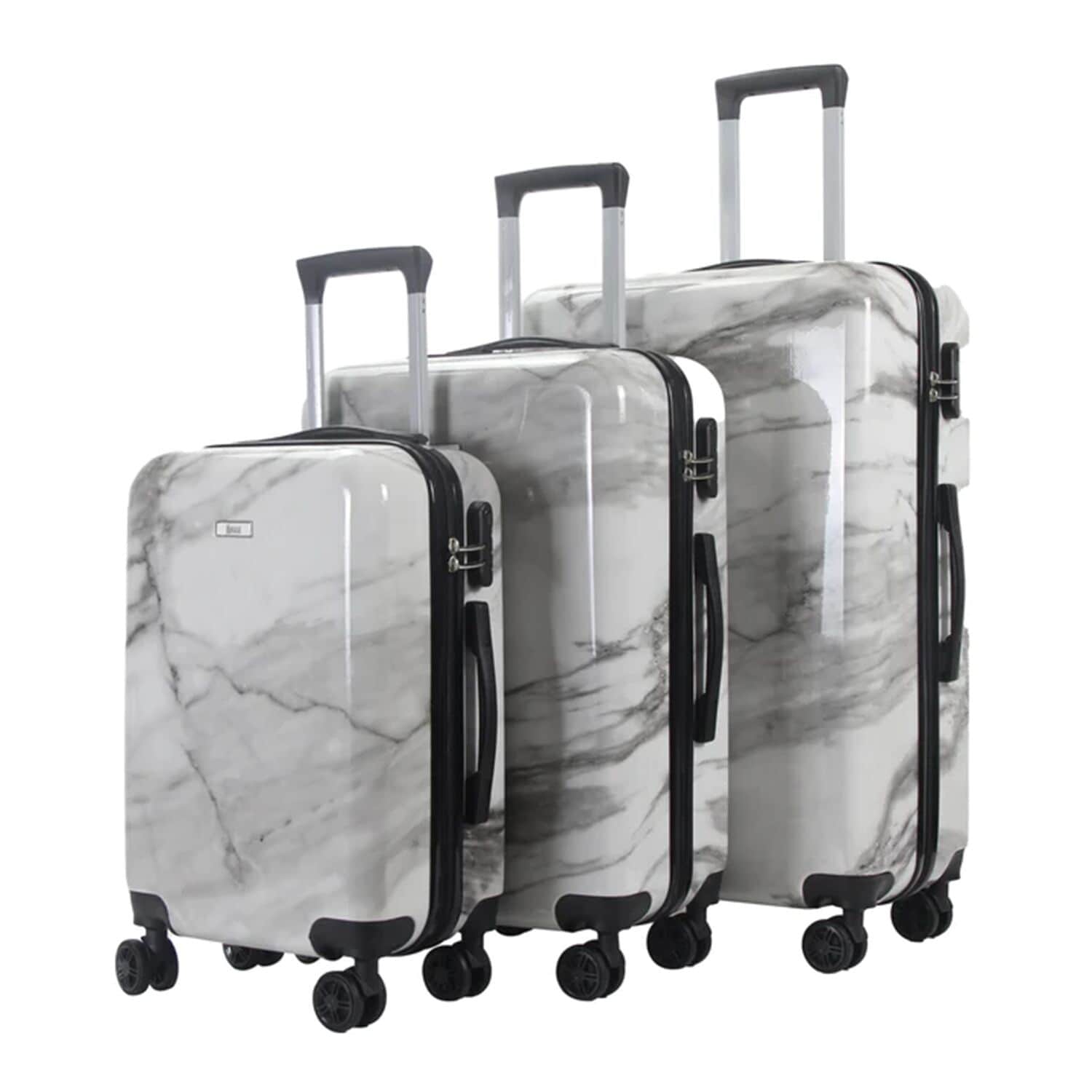 Luggage sets sales marble