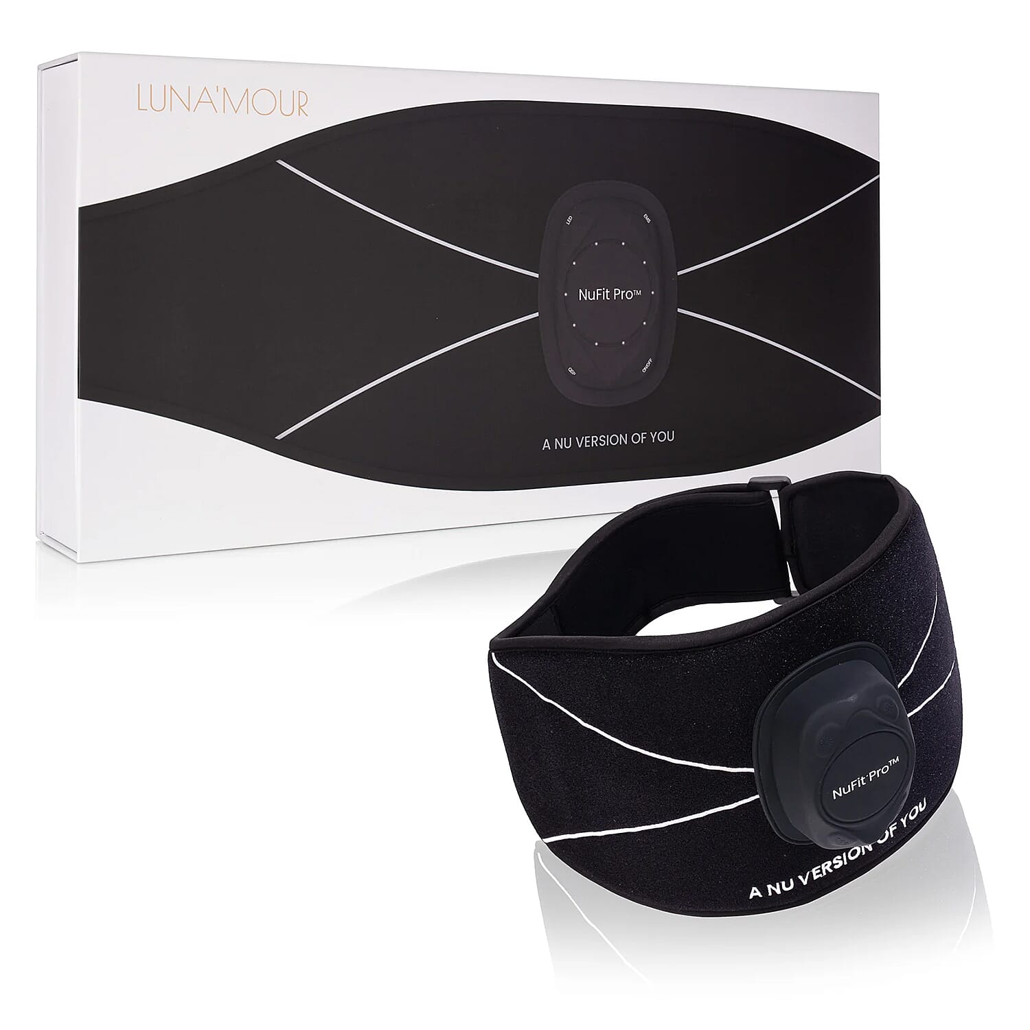 Luna'mour NuFit Pro LED & EMS Slimming Belt (Lifetime Warranty)