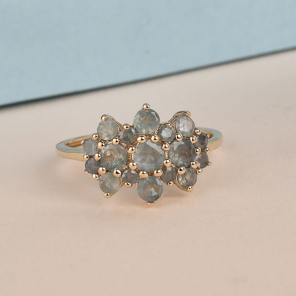 Luxoro 10K Yellow Gold Premium Narsipatnam Alexandrite Ring (Size 8.5) 1.00 ctw image number 1