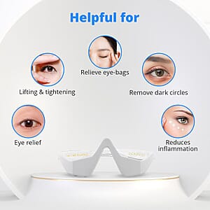 Luna'mour Eye Youth Revival Anti-Aging EMS & Red Light Therapy Device, Under Eye Device, Microcurrent Device, Eye Massager
