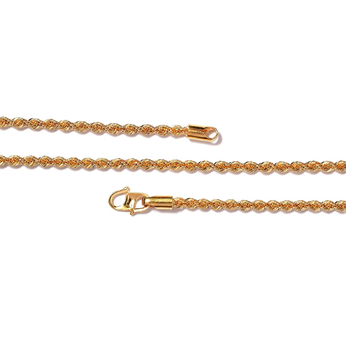 22K Yellow Gold Rope Chain Necklace | Gold Rope Necklace | 20 Inches Chain Necklace | Gold Chains For Her 3. Grams image number 3