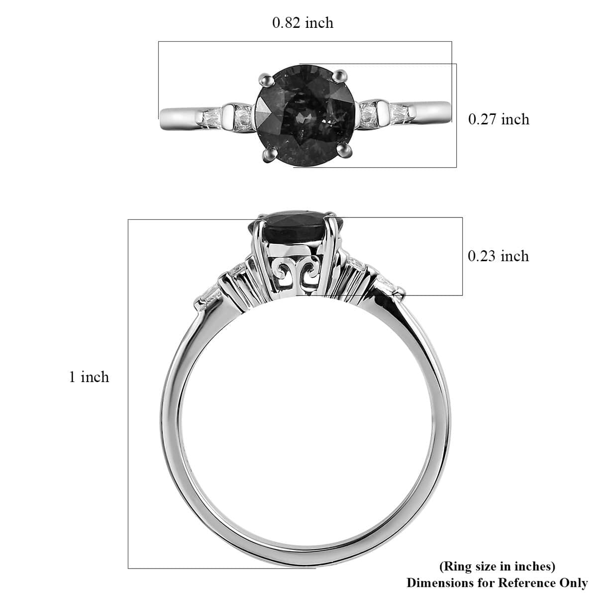 Rhapsody 950 Platinum AAAA Tanzanian Color Change Sapphire and E-F VS Diamond Accent Ring (Size 7.0) 5.25 Grams 1.60 ctw image number 4