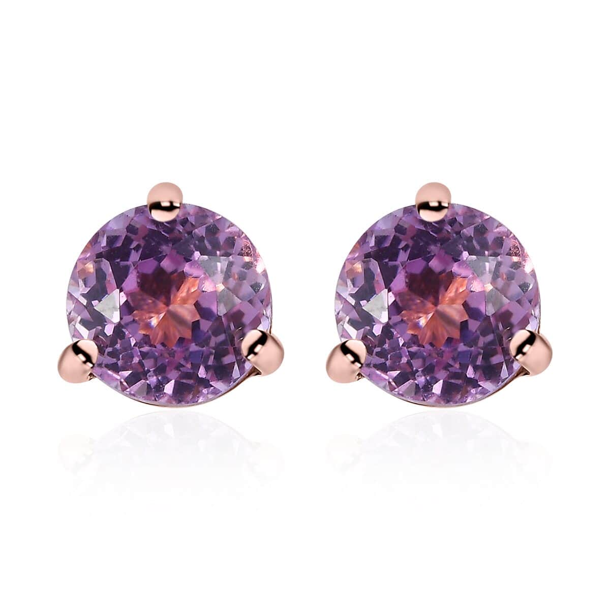 Iliana 18K Rose Gold AAA Patroke Kunzite Earrings 2.30 ctw image number 0