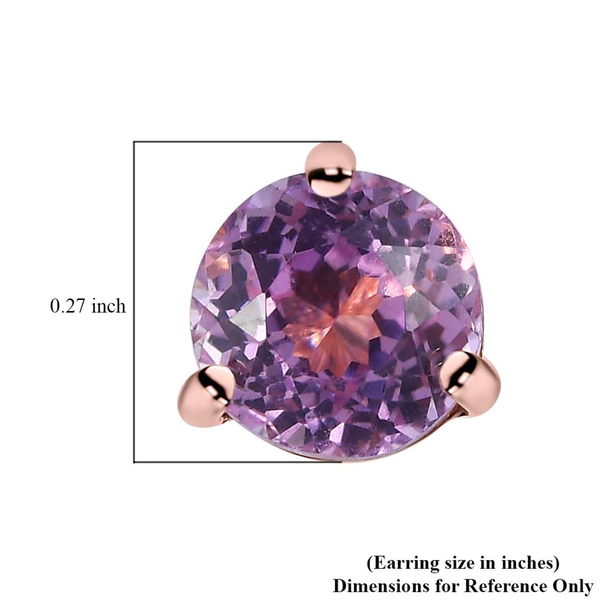 Iliana 18K Rose Gold AAA Patroke Kunzite Earrings 2.30 ctw image number 4