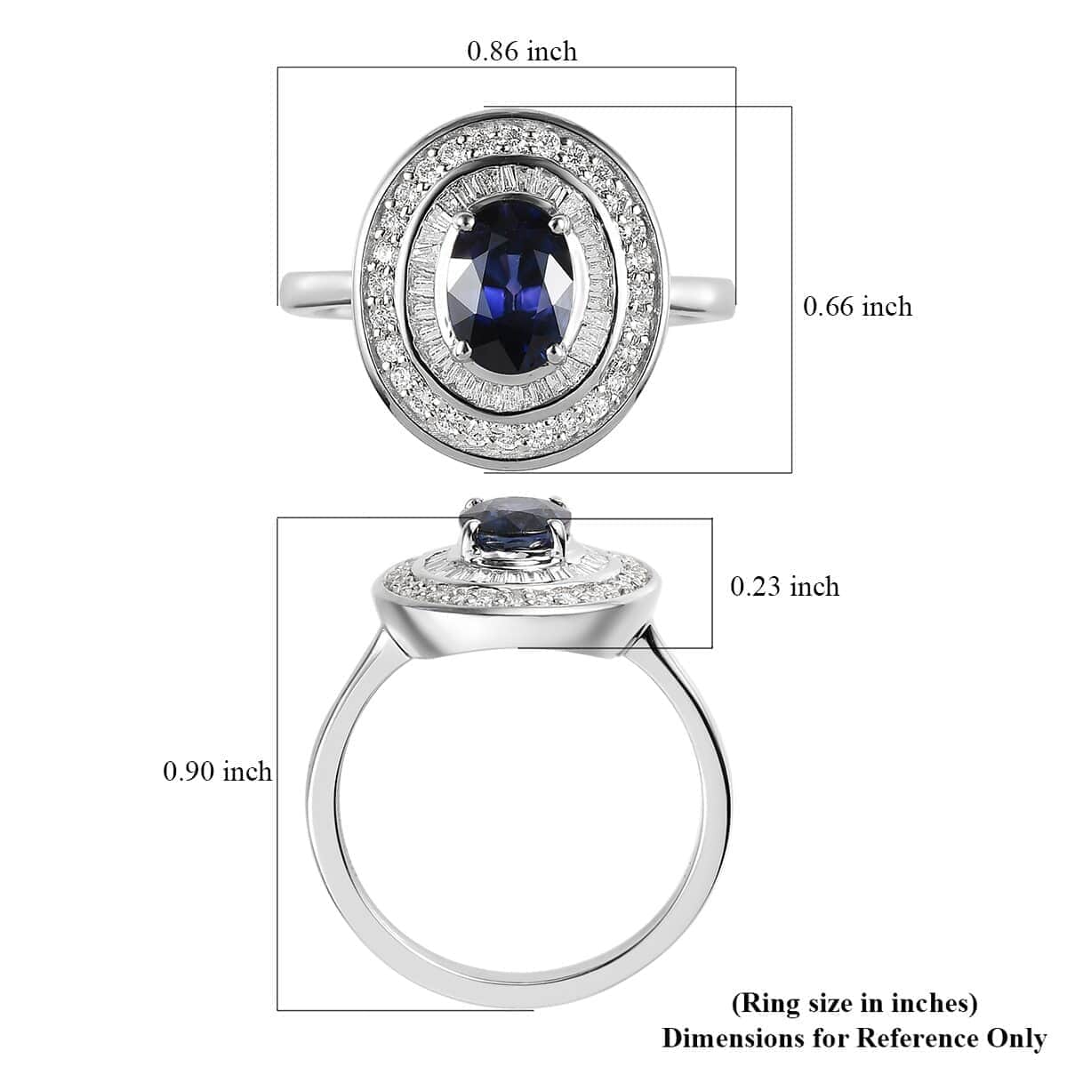Rhapsody 950 Platinum AAAA Tanzanian Color Change Sapphire and E-F VS2 Diamond Ring (Size 8.0) 5.20 Grams 2.10 ctw image number 5