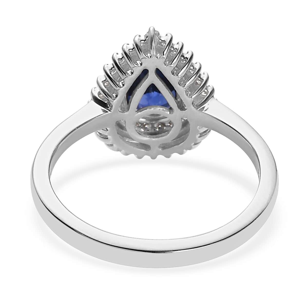 Rhapsody 950 Platinum AAAA Tanzanian Color Change Sapphire and E-F VS2 Diamond Ring (Size 7.0) 4.80 Grams 1.50 ctw image number 4