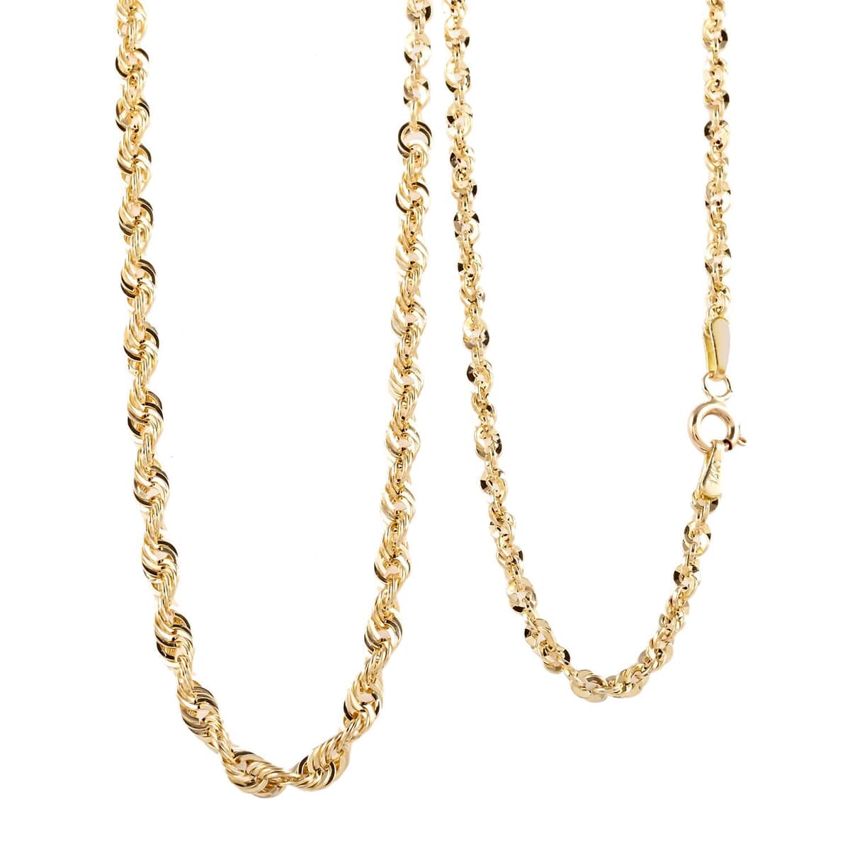 Maestro Gold Collection Italian Magical Graduating Rope 14K Yellow Gold Necklace 18 Inches 2.80 Grams image number 0