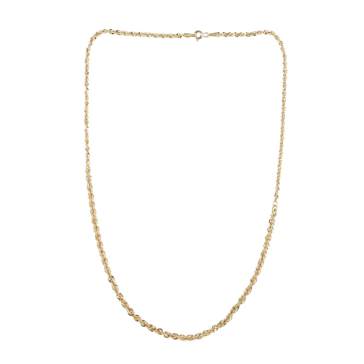 Maestro Gold Collection Italian Magical Graduating Rope 14K Yellow Gold Necklace 18 Inches 2.80 Grams image number 5