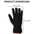 Black Warm Cashmere Gloves with Bowknot and Equipped Touch Screen Friendly | Driving Gloves | Bike Gloves | Winter Gloves | Cycling Gloves | Snow Gloves image number 3