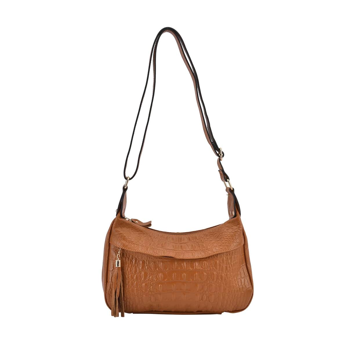 Le Donne Leather U-Zip Bag - Women's Designer Leather Sling/Backpack -  Versatile Bag With Adjustable & Convertible Strap