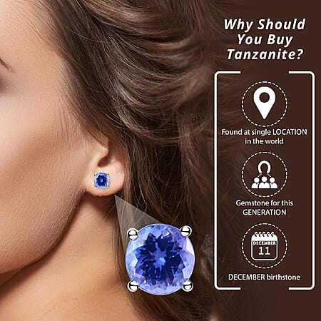 Tanzanite / 950 Platinum / Standard - Product card gallery slide 4 (10176934183225)