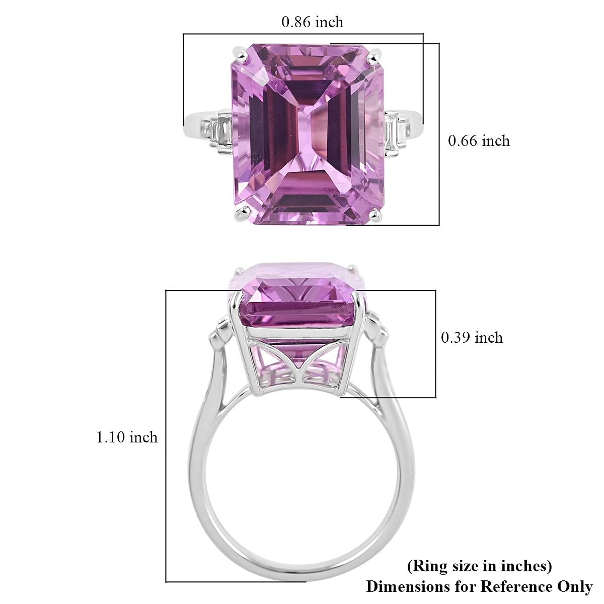 Certified & Appraised Rhapsody 950 Platinum AAAA Patroke Kunzite and E-F VS Diamond Halo Ring (Size 8.0) 6 Grams 15.20 ctw