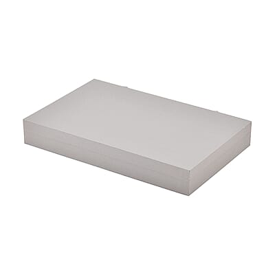 Silver Color Leatherette Paper 72pcs Ring Box with 2 Latch Clasp