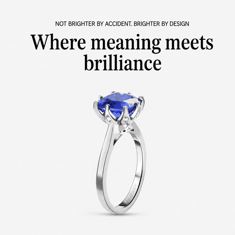 Certified and Appraised Rhapsody AAAA Tanzanite and E-F VS Diamond 3.40 ctw Ring in 950 Platinum (Size 6.0) 6.43 Grams