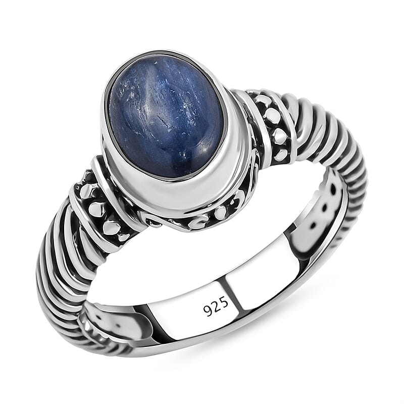 Kashmir Kyanite 2.30 ctw Ring in Sterling Silver (Size 5.5)