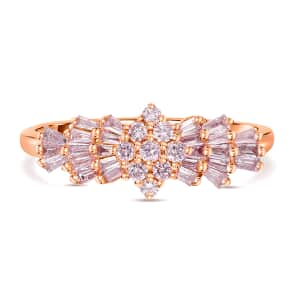 Luxoro 10K Rose Gold I3 Natural Pink Diamond Ring (Size 6.0) 0.50 ctw