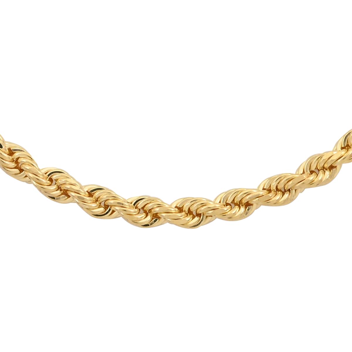 10K Yellow Gold 2mm Diamond Cut Rope Chain Necklace 18 Inches 4.70 Grams image number 0