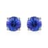 Iliana 18K White Gold AAA Tanzanite Solitaire Stud Earrings 1.60 ctw image number 0