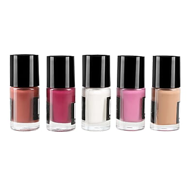 Nutriglow Set of 10 Nail Polishes (10 ml)