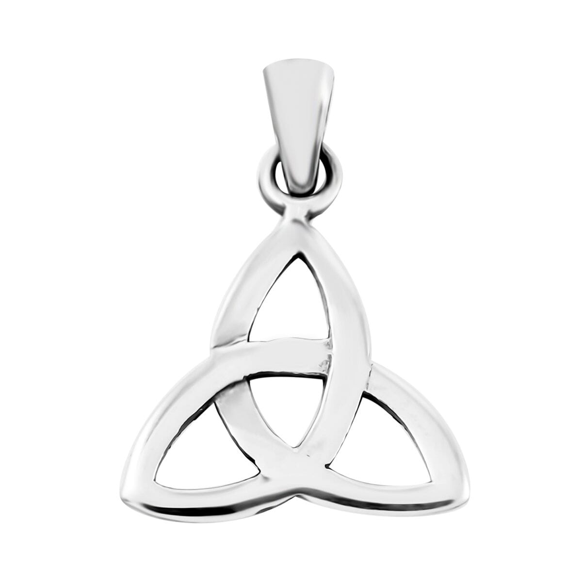 Trinity Knot Charm in Sterling Silver image number 0