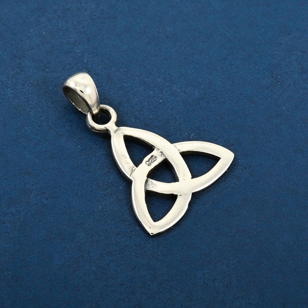 Trinity Knot Charm in Sterling Silver image number 1