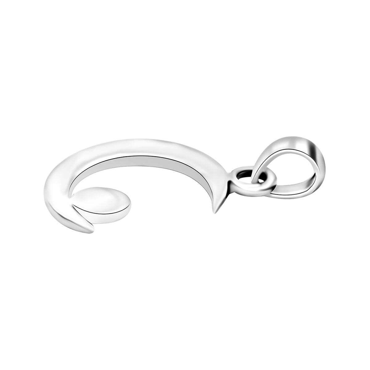 Moon Charm in Sterling Silver image number 3