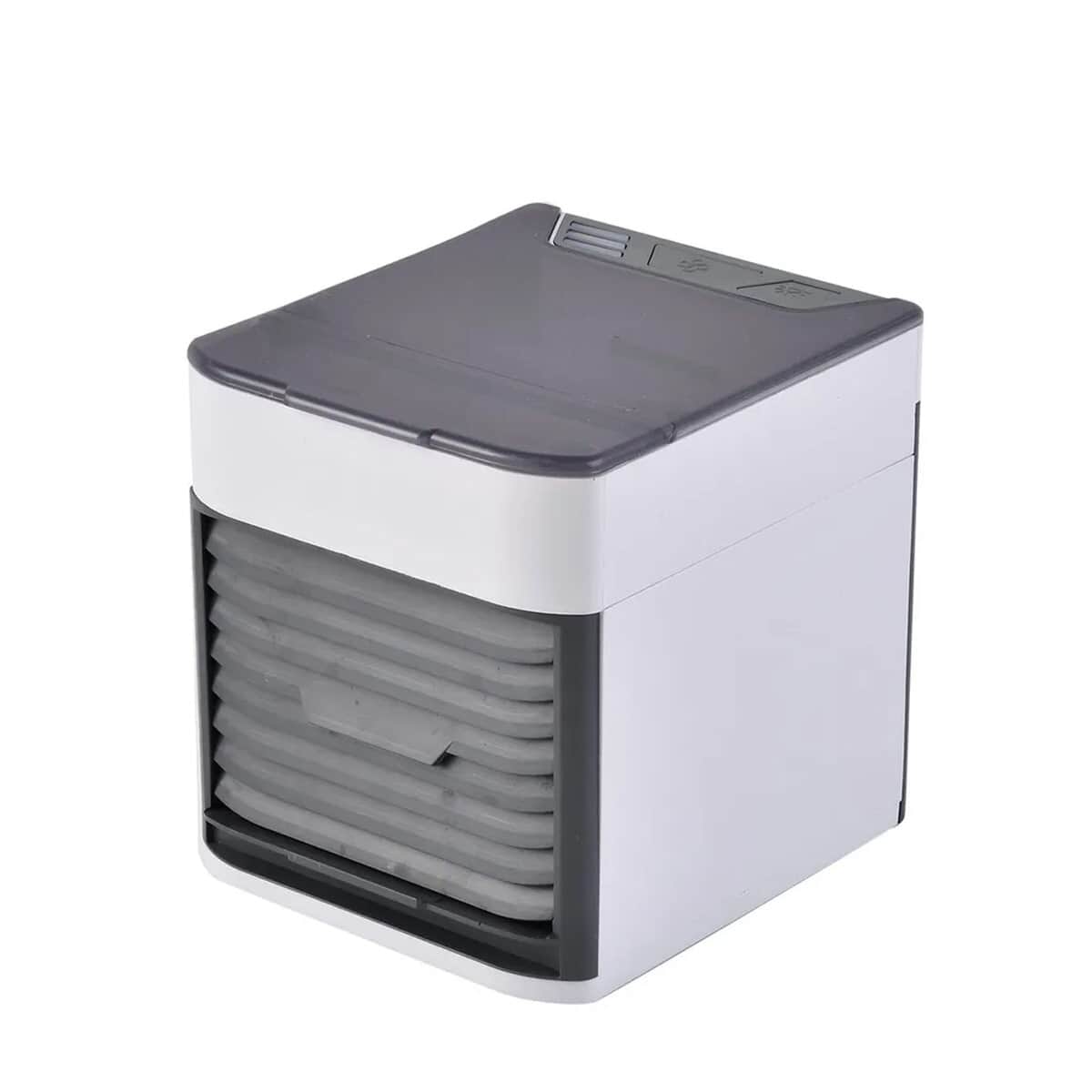 White and Black Mini Portable Air Conditioner image number 0